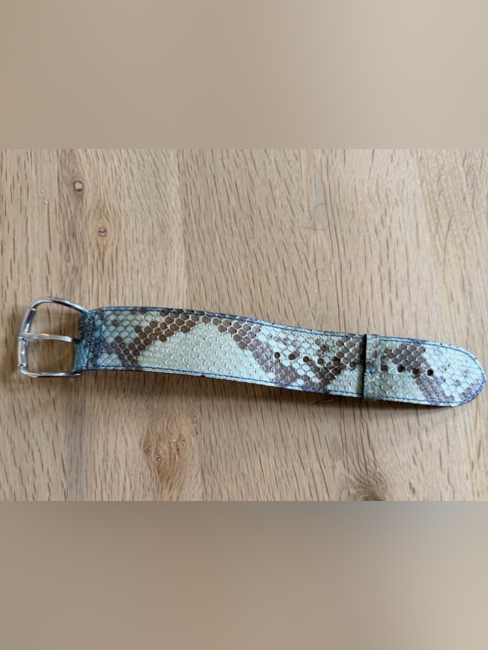 Balenciaga vintage circa 2010 python belt bracelet EUC retail $399